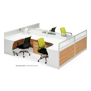 American Call-Cubicle Büro-Arbeitsplatz für 4 Personen (FOH-SS32-2830)